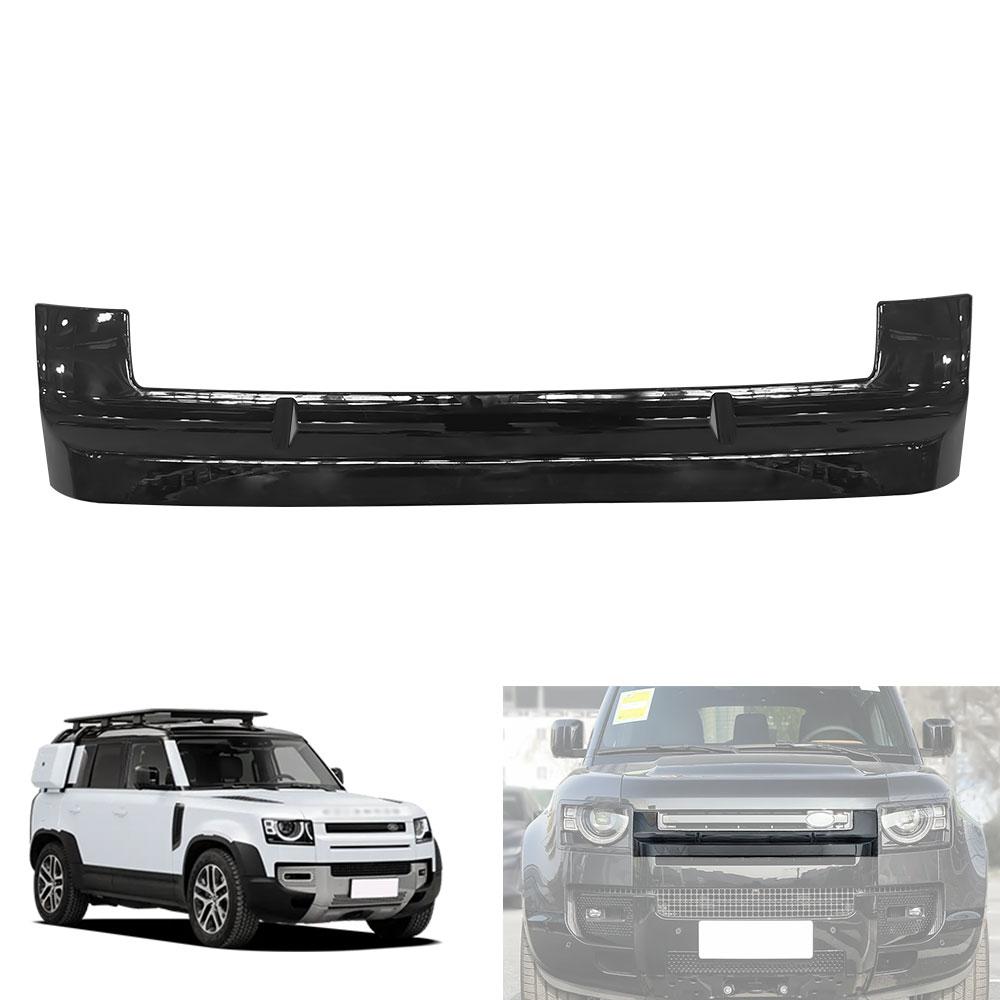 

For Land Rover Defender 90 110 20-22 Front Glossy Blac Decoration Car Bumper Front Middle Grille Trim Paste Car Accessories China Mainland