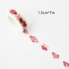 Beautiful Wash Tape Flower Plant Japanese Masking Adhesive Tape Decors Scrap Booking Sticker Label