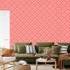 Wallpaper Geometric Coral Pattern, Coral Background for Living Room and Bedroom 50x1000