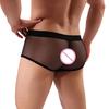 Men Sexy Underwear Letter Printed  Shorts Bulge Pouch Underpants