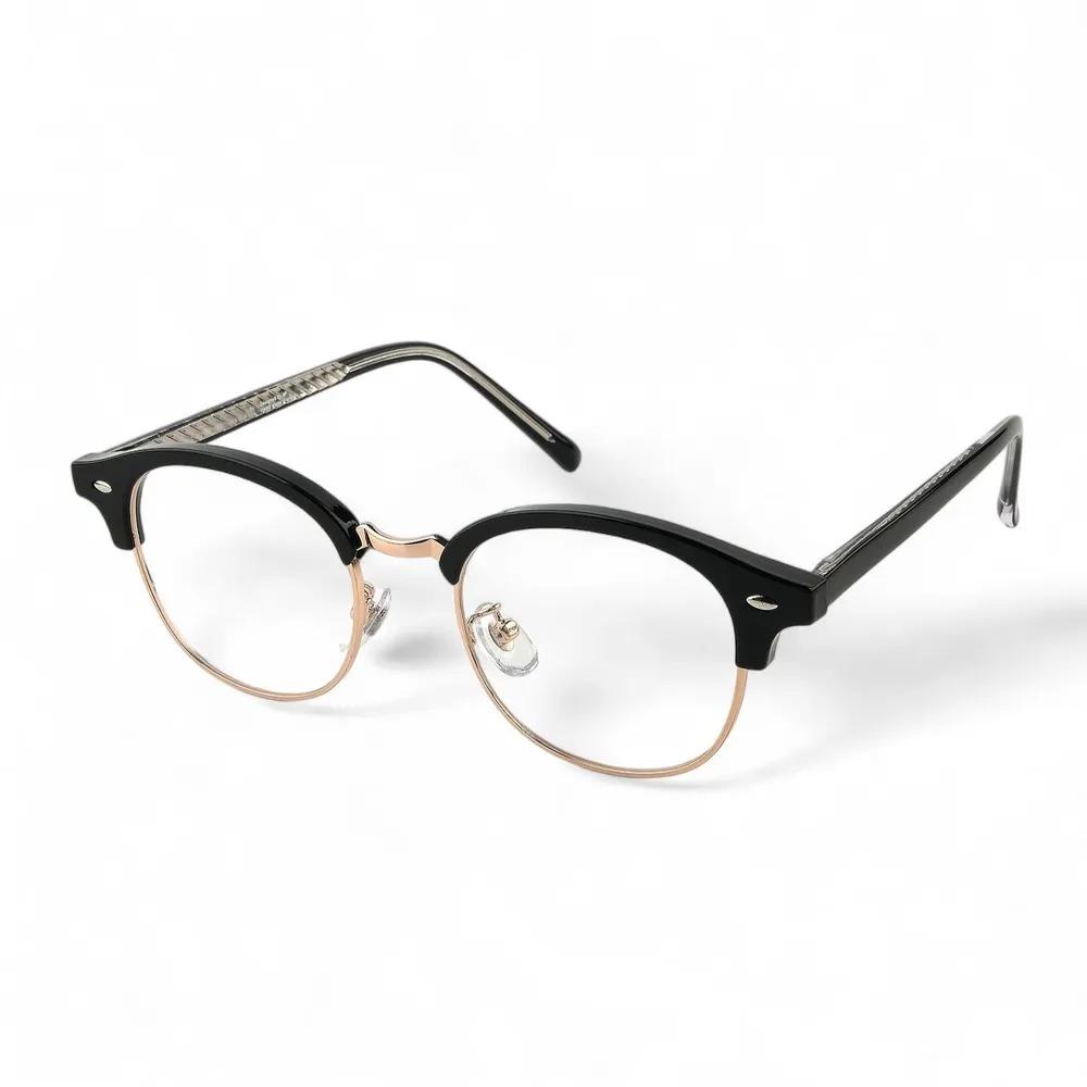 Adige Kalla (black-gold) GL1006 Men s and Women s Glasses Eyeglass Frames Browline Frames Gleip GL1006 (Black/Gold)