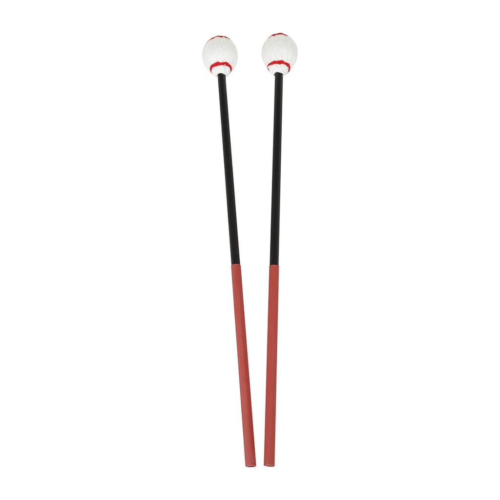 IRIN 1 Pair Carbon Fibre Marimba Hammers For Performance Red Handle Xylophone Sticks Percussion Instrument Accessories