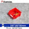 Thickened Tool and Parts Storage Box with Slanted Mouth