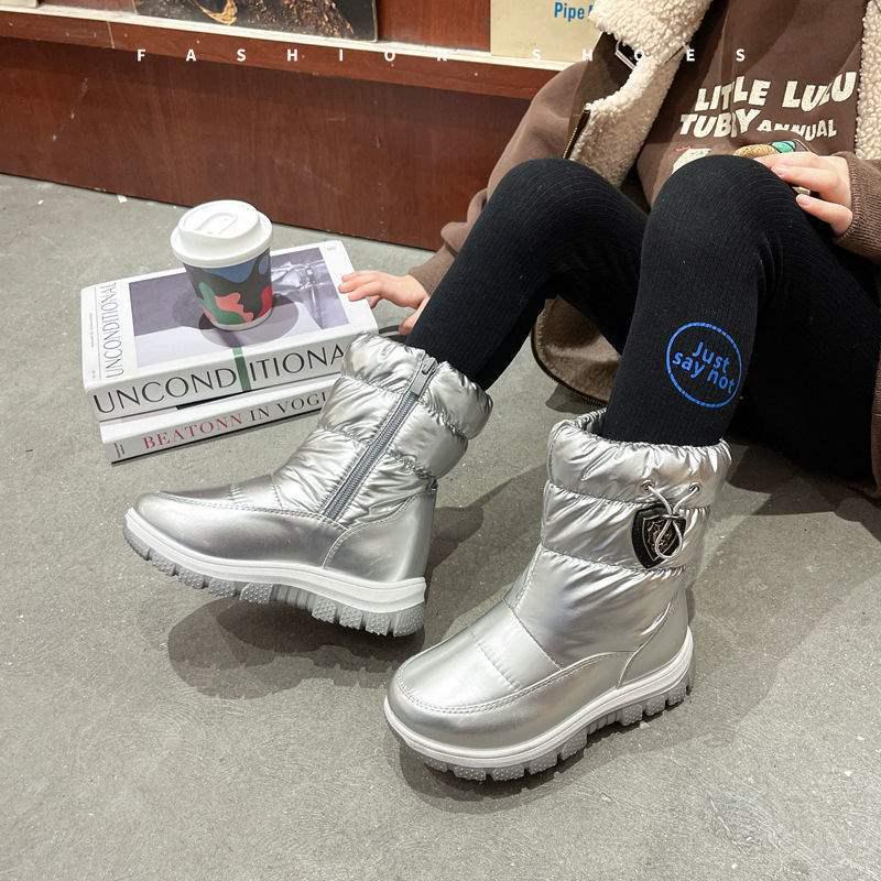 Northeast Barnesko Vinter Snøstøvler: Tykk, Varm, Sklisikker Støvel for Gutter og Jenter