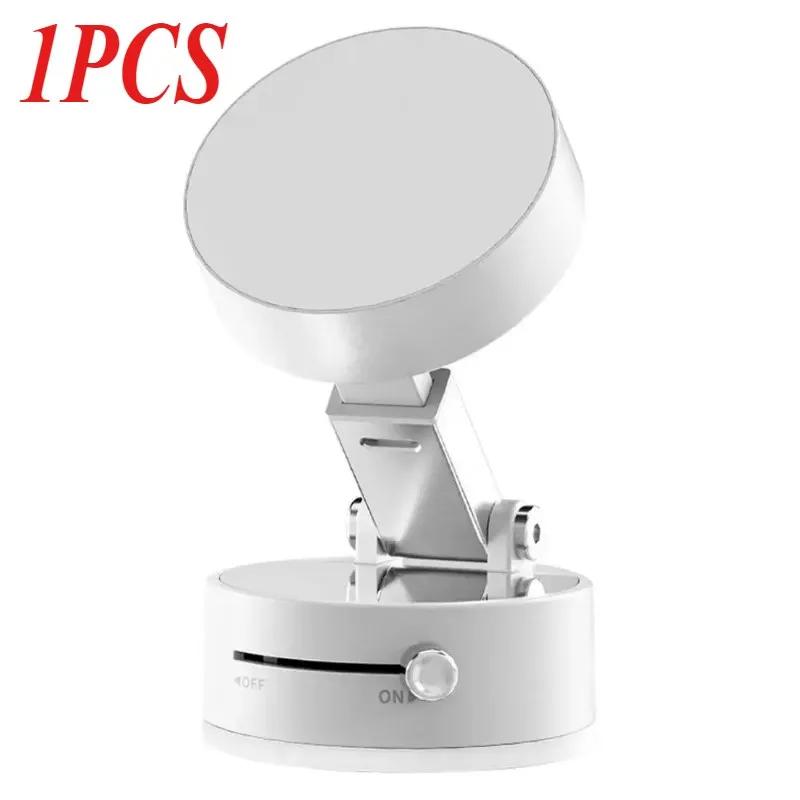 Vacuum Magnetic Suction Cup Folding Swivel Phone Stand 360 Degree Rotation Phone Holder For Iphone Car Cell Phone Bracket