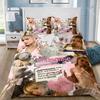 Singer Duvet Pillowcase Bedding Set Boy C-Carpenter Girl Bedroom Decoration Children Gift S-Sabrina Single Double Large Size - A