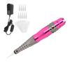 Semi Permanent Microblading Machine Pen Eyebrow Lip Tattoo Machine Needle Cap Set  (Rose Red )
