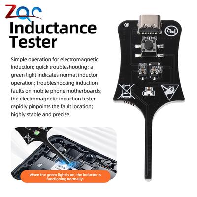 DC 5V Type C Capacitor Inductance Tester Electromagnetic Induction Detector Quick Fault Checking Tool for Mobile Phone Motherboa