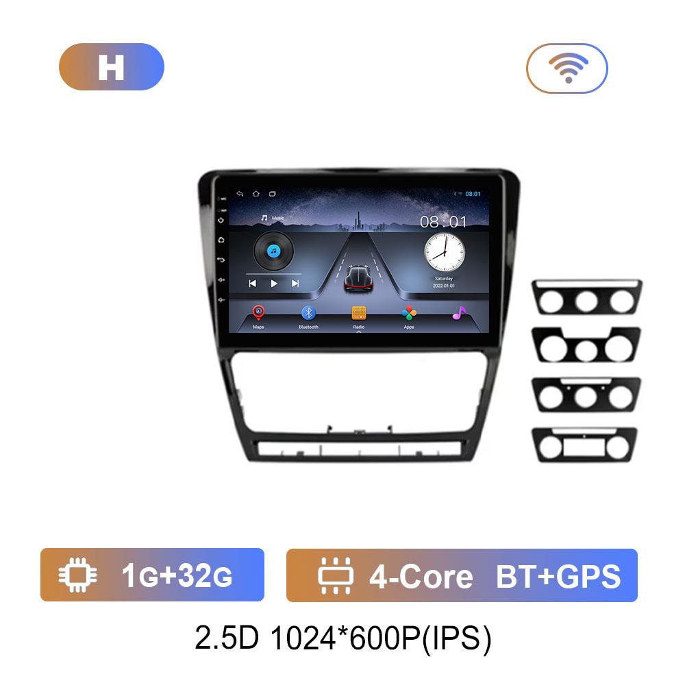 

Автомобильный радиоприемник, мультимедийный проигрыватель, Android-система для Volkswagen Skoda Octavia 2 A5 2007 - 2014, разделенный экран, GPS, навигация, WiFi, головное устройство BT