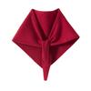 100% Pure Cashmere Women's Knit Triangle Scarf - Neck Warmer & Protector for Autumn/Winter