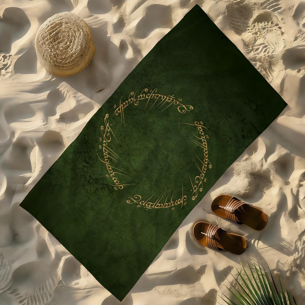 

Fantasy Film L-Lord of the R-Rings-S Towel Soft Lightweight Anti-Sand Large Beach Towel Quick-Drying Bath Sports Family W30*H60(CM)