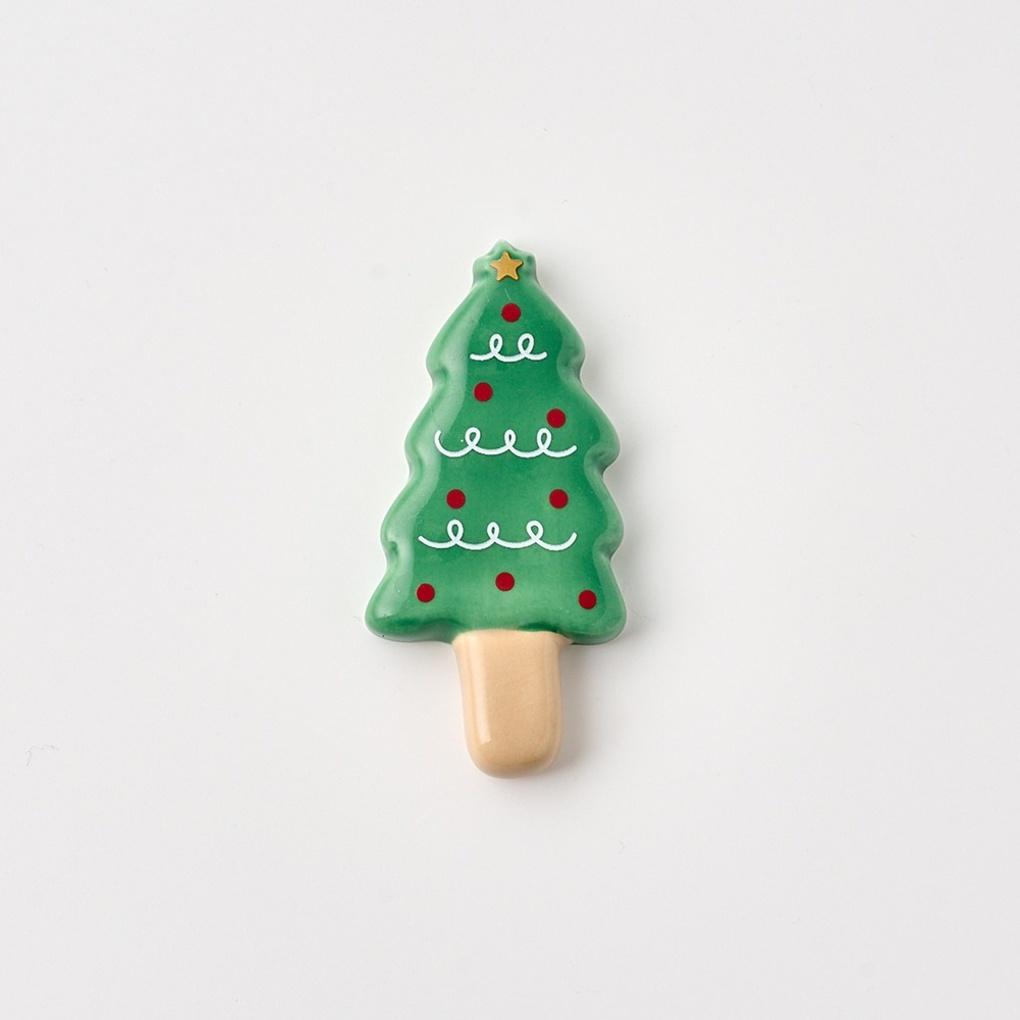 [Click on the banner]Merry Ornament Spoon Rest Tree_CA9125056