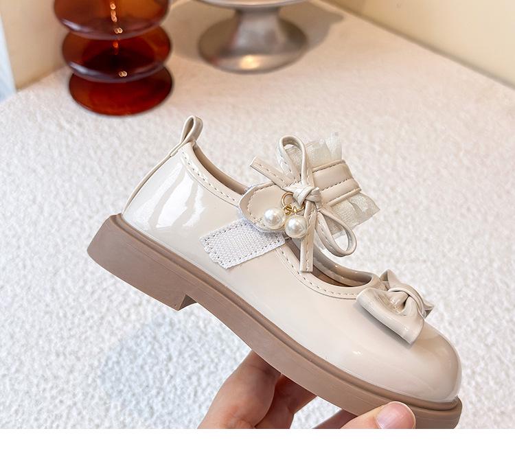 Sweet Princess Bowknot Leather Shoes for Baby Girls - 2026 Spring/Autumn New Fashion
