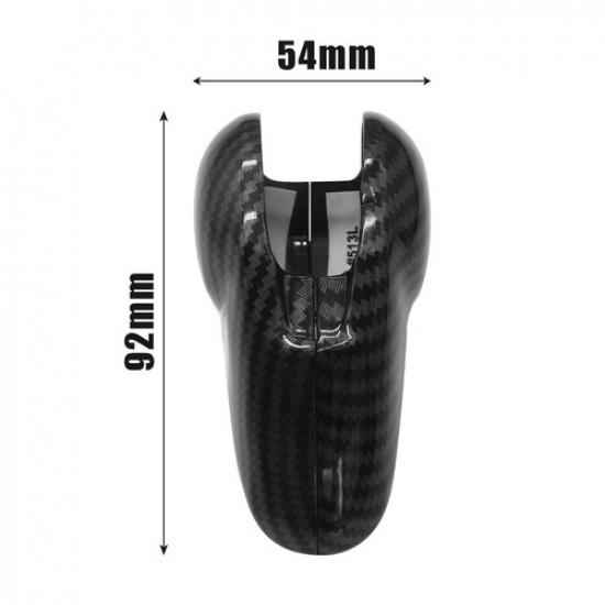 Carbon Fiber ABS Gear Shift Knob Head Cover Trim For Porsche Boxster 911 Cayman