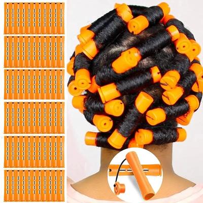 10Pcs Hair Roller Heatless Curling Curlers Hair Heatless Curling Rods Magic Hair Curler Without Heat Wave Curly Perm Rods
