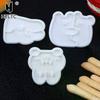 Cartoon Cookie Cutters Plastic Cookie Stamp Confectionery Kitchen Baking Pastry Tools DIY Bakery Tools Stampcookie Cutters