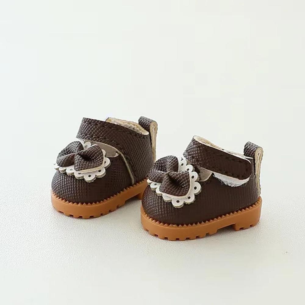 Labubu  Shoes (4*1.8cm) Doll Sneakers ,for 17cm Macaron Plush and 15cm EXO Cotton Doll and 1/6 BJD Doll Clothes Shoe Accessoires