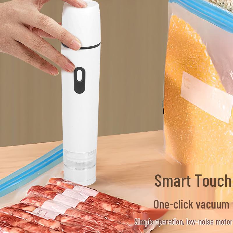 Mini Handheld Electric Vacuum Sealer with USB Food Storage Bags