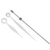 Hour Hand Total Length 10.5mm Watch Hands Set Silver Watch Accessory Set  For Men