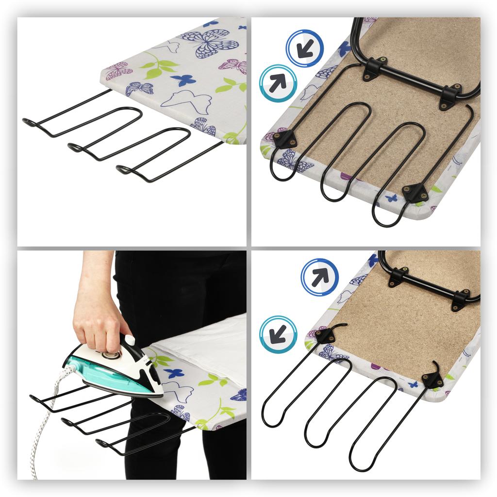 KADAX Deska Do Prasowania Składana 100x30cm Lekka Uchwyt Na Żelazko Standardowa