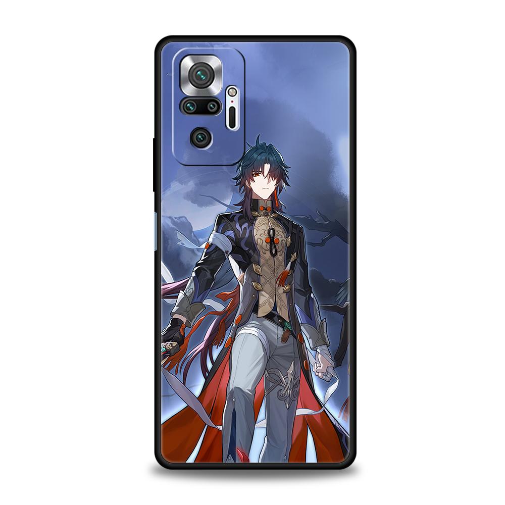 Honkai Star Rail Blade Jing Yuan Phone Case For Xiaomi Redmi Note 12 5G 10C 10 11 9 8 Pro Plus 9S 7 8T 9T 9A 8A 9C K50 K40 Cover