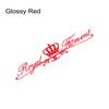 Universal Car Front Windshield PVC Sticker Crown Vinyl Decal - DIY Auto External Tuning Accessories for Stylish Vehicle Decor