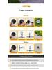 Waterproof Solar Folding Ground Lights for Courtyard, Staircase, and Garden