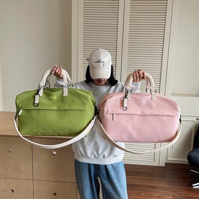 Leisure Storage Fitness Bag Portable Messenger Travel Luggage Bag Can Be Put On a Tie Rod Multi-functional Sports Bag When Going Out