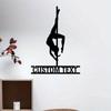 Custom Pole Dance Metal Wall Art, Personalized Girl Dancer Name Sign, Gift for Dance Lovers, Dance Room Decor