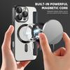 For iPhone 16 Pro Max Magnetic Case Card Slots RFID Blocking Leather Phone Cover