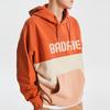 Li Ning Badfive Basketball Series Color Block Casual Loose Pullover Hoodie Men Hoodies Amber-Brown AWDQ501-1