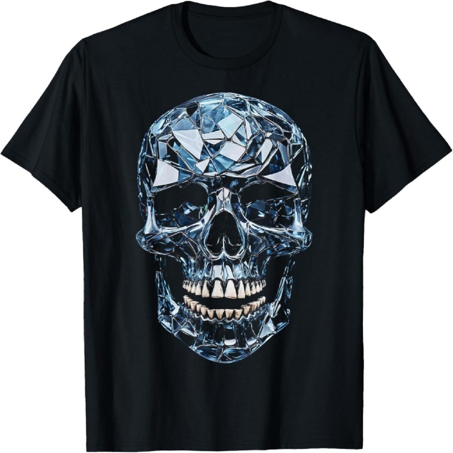 Skull Polygon Graphic Art Art Skull T-Shirt XXXXXL разноцветный