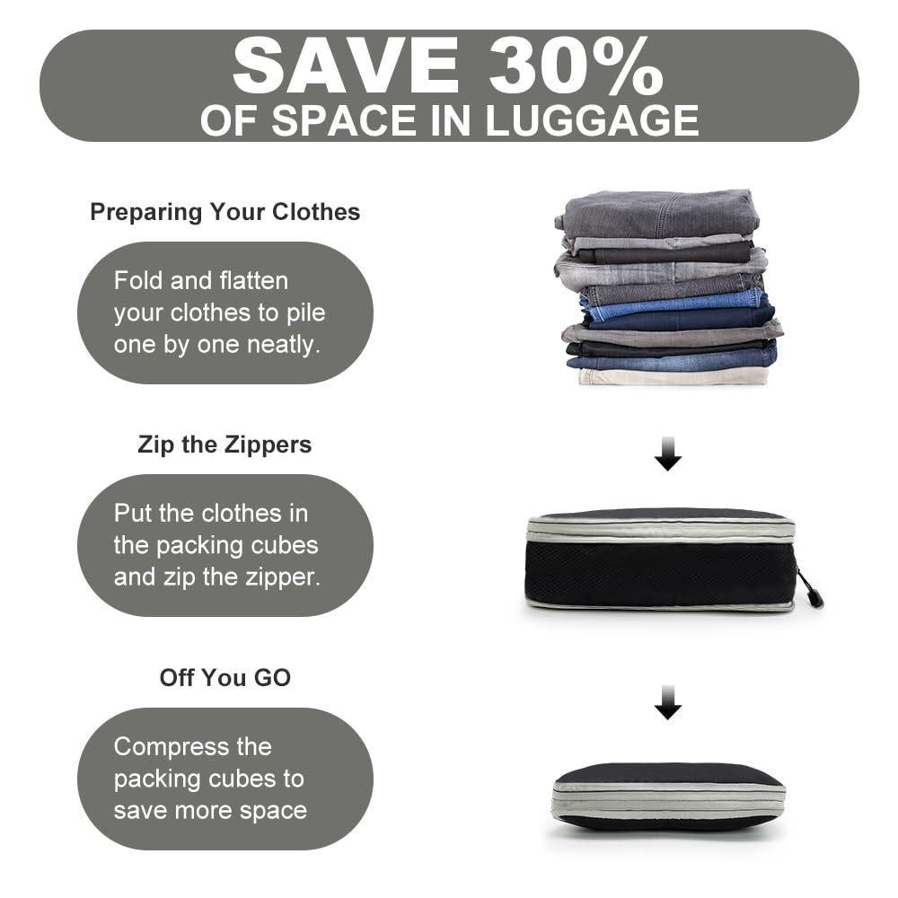 Waterproof Travel Storage Set: Compressible, Expandable Bag Trio for Shoes & Clothing