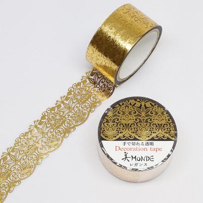 Hergestellt in Japan Kamiiso Masking Elegance 20mm x 3m GR-4076 <SAIEN Tape> (Blattgold)