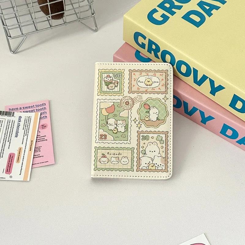 Чехол для паспорта из ПУ кожи Мультяшный кролик Держатель для паспорта Водонепроницаемый Легкий Дорожный чехол для паспорта Модный Подарок