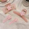 Cherry Blossom Flower Hair Clip Hair Accessories Sweet Barrettes Sweet Flower Hair Claw  Gift