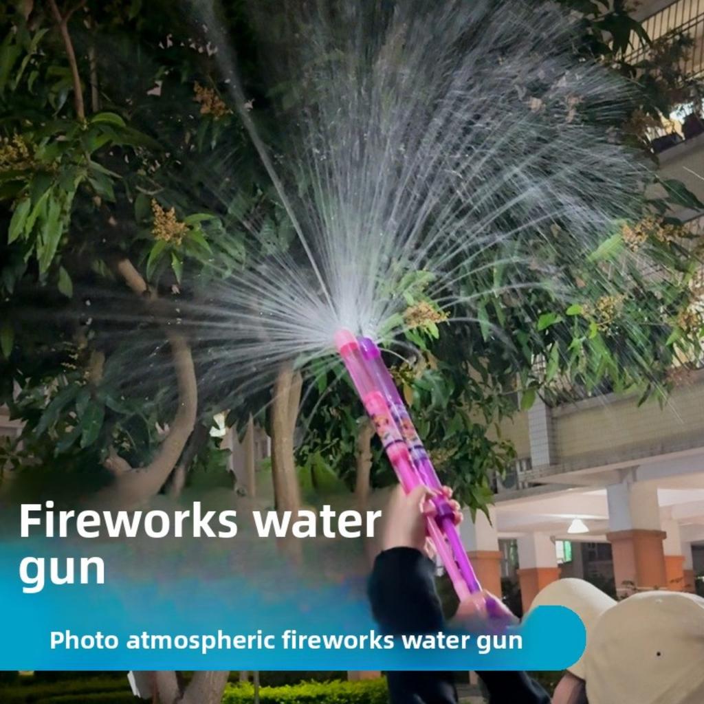 Fireworks Water Sprayer, Firework Splash, Romantic Firework Photography Prop, High-Pressure Firework Fountain, Party Games and Pool Photo Props