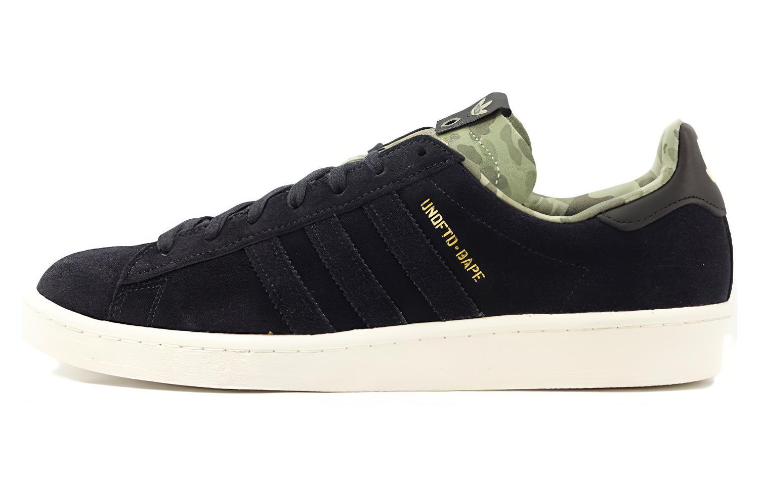 Campus Undefeated x A Bathing Ape x Campus Adidas Originals 80-е Черный Q34750 43⅓