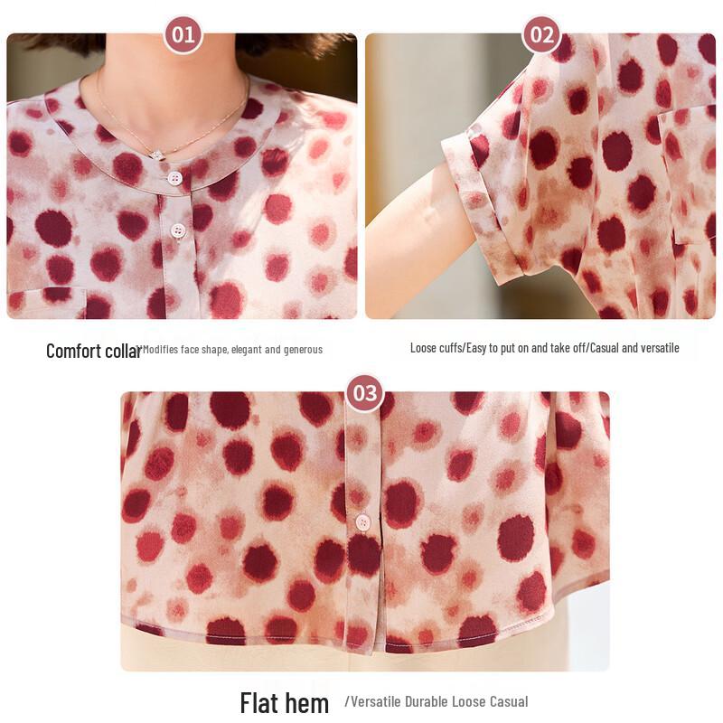 Women's Elegant Summer Short Sleeve Blouse