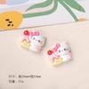 12/120PCS Cartoon DIY ResinAccessories Jewelry Fish Riding Cat Cream Glue Handmade Hair Clips Phone Case Shoe Buckle Accessories