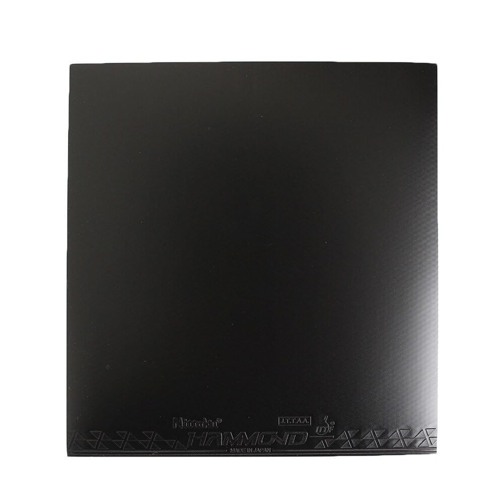 

Nittaku Table Tennis Rubber Hammond Back Soft High Elasticity NR-8527 Black Thin