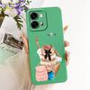For Oppo A6s 5G CPH2789 Cover For Oppo A6s 4G CPH2815 Casing Silicone Luxury Fashion Kawaii Cute Painted Shockproof Phone Case