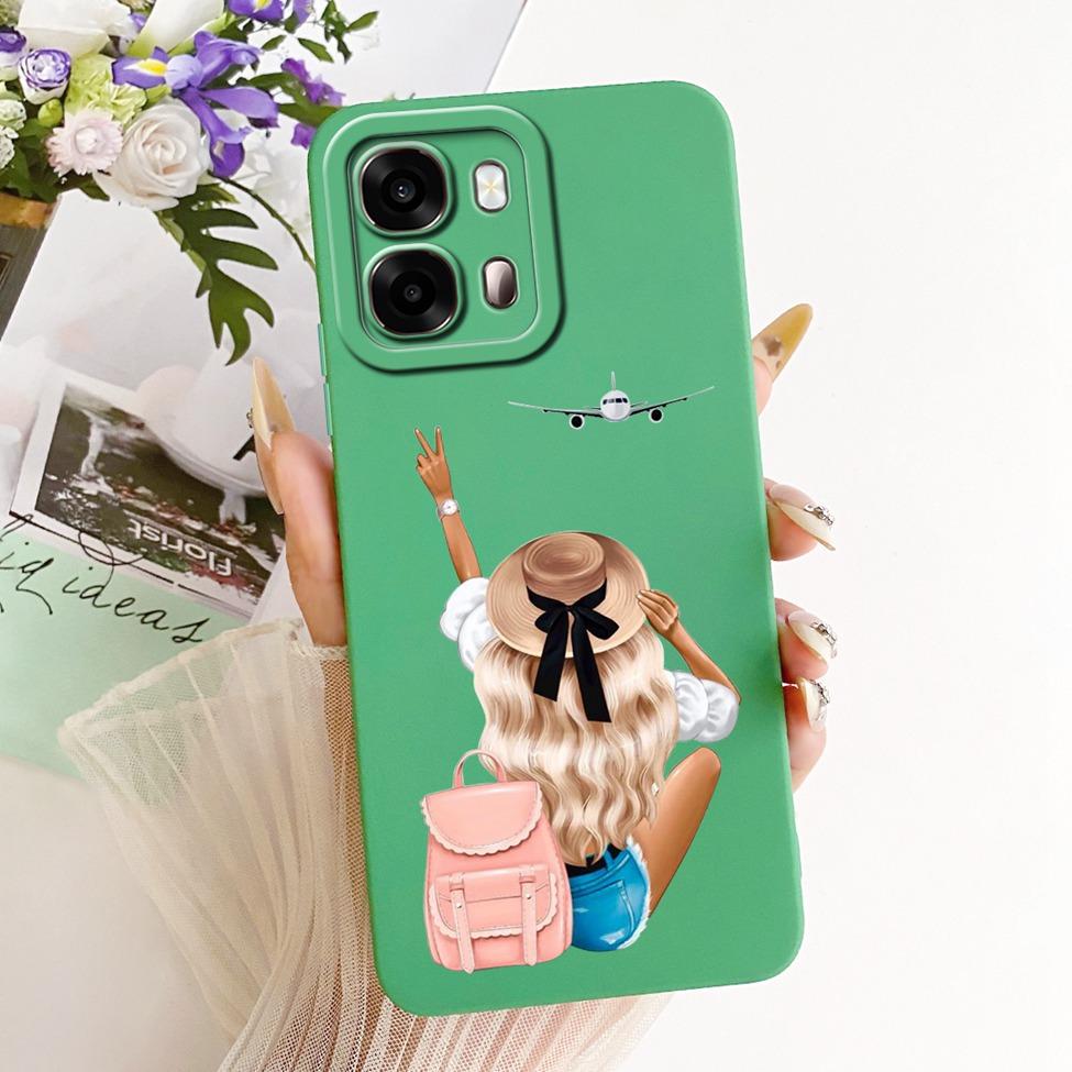 For Oppo A6s 5G CPH2789 Cover For Oppo A6s 4G CPH2815 Casing Silicone Luxury Fashion Kawaii Cute Painted Shockproof Phone Case