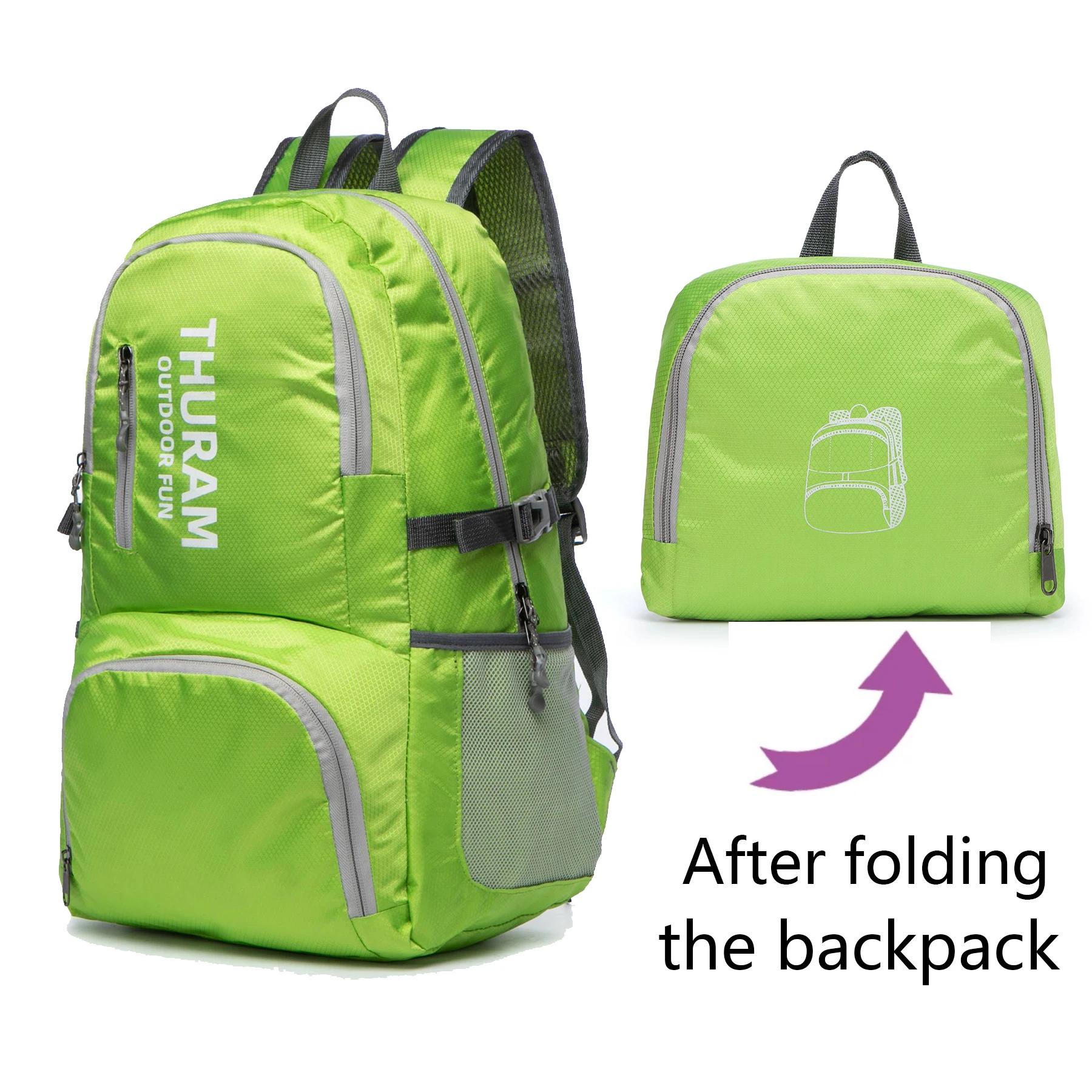 

35л Водонепроницаемая складная сумка для кемпинга Легкая сумка для походов Спортивные рюкзаки для путешествий на открытом воздухе