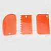 3 Pcs/Set Plastic Pastry Dough Icing Fondant Cake Scraper Decorating Baking Tool