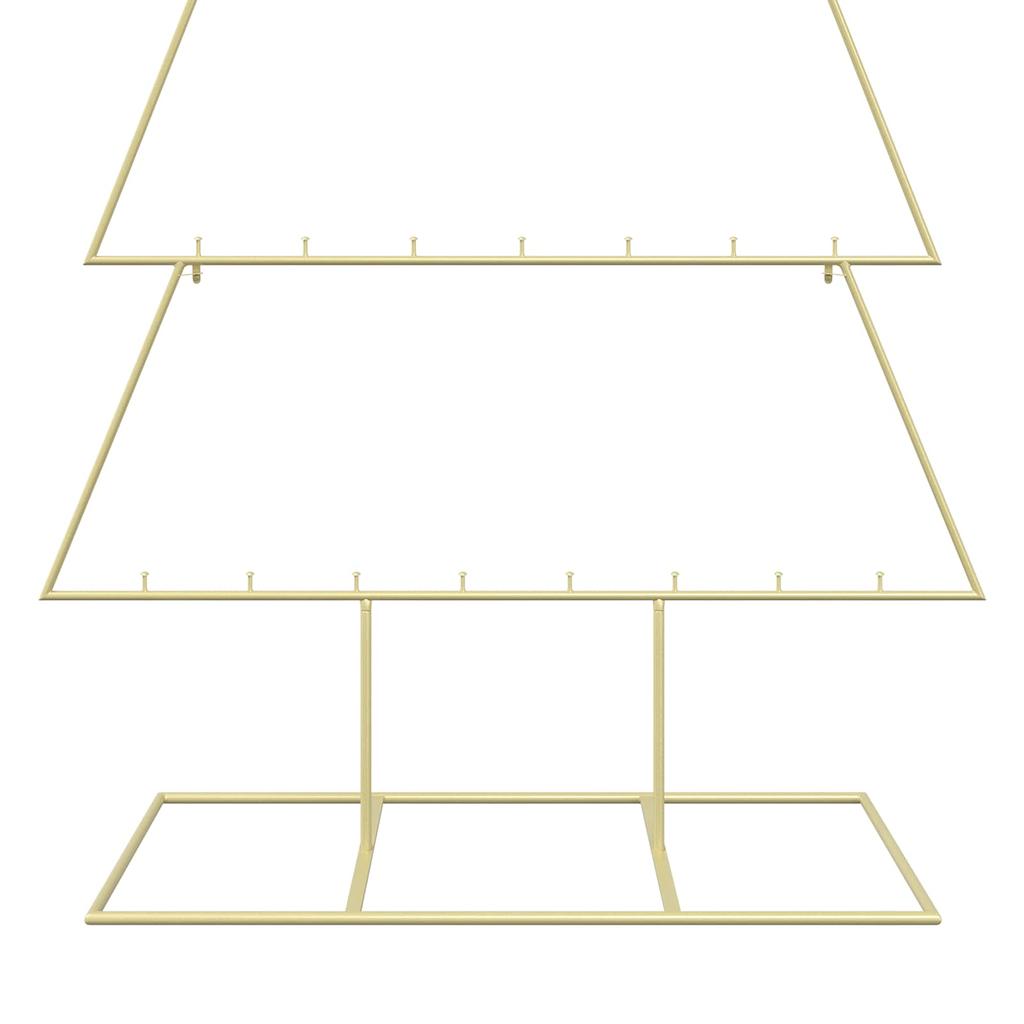 Metal Christmas Tree with Stand KUOPIO 180 cm Steel Gold