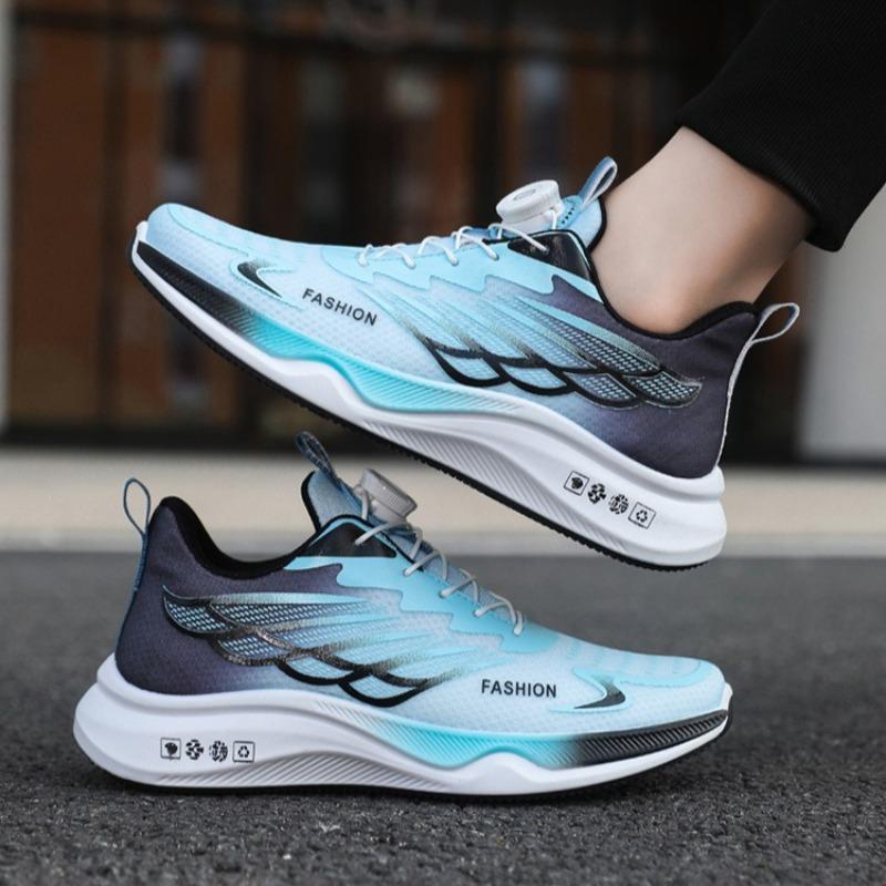 Hot Sale Daily Men Sneakers Outdoor Breathable Comfortable Sports Running Shoes Fashion Rotating Buckle Wear-resistant Men Shoes