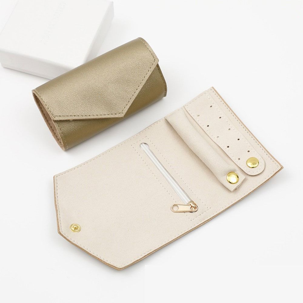 

Pu Microfiber Jewelry Organizer Bag Jewelry Storage Jewelry Roll золотий