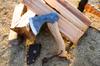 Mori Axe, Hand Axe, Ultra-Hard 65 Steel Head, White Oak Handle, Easy to Hold, Compact, with Protective Cover, 20cm