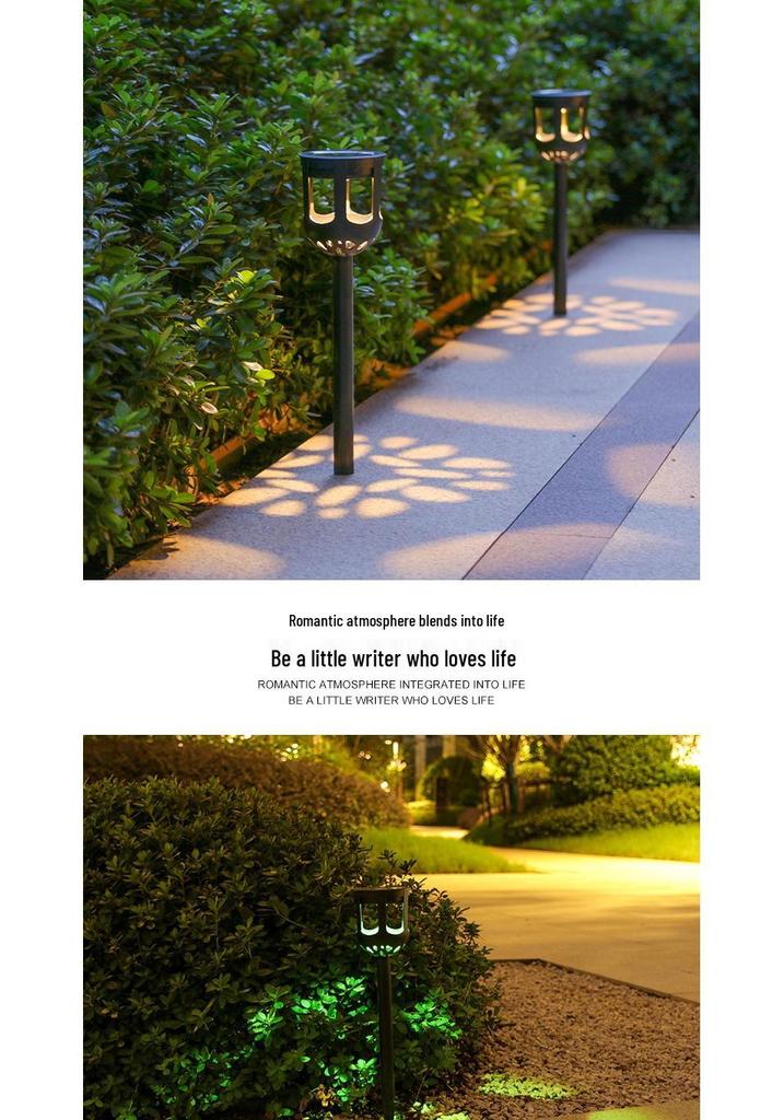 Solar Ground Stake Lights - Waterproof Outdoor Lawn and Garden Decor